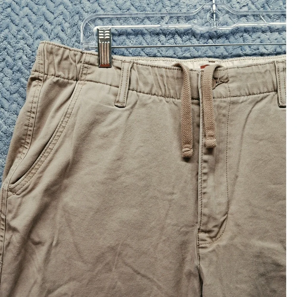 Levis XX Chino EZ Khaki Tan Stretch Elastic Waist Drawstring Pants Large Gorpcor
